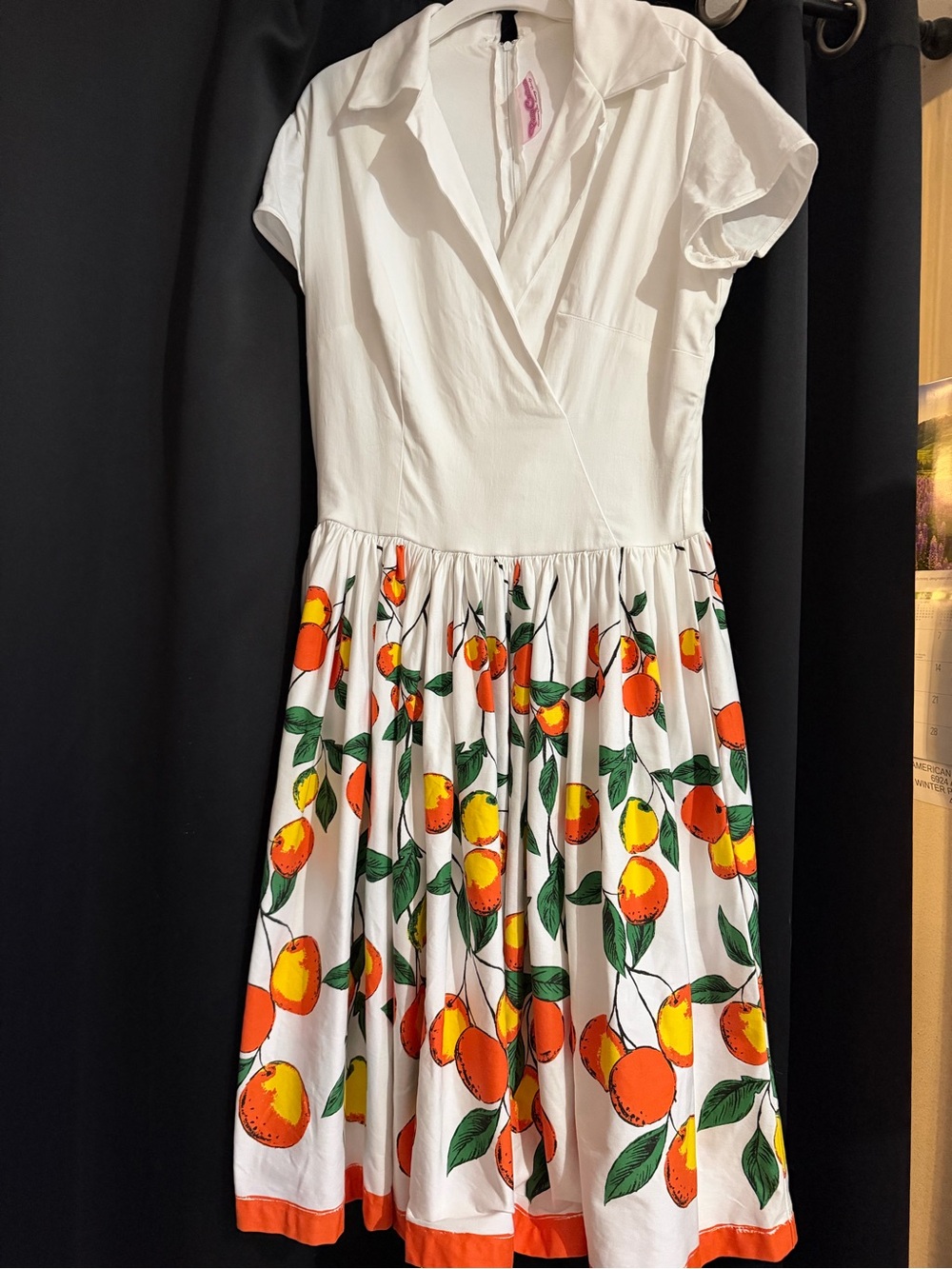 *RARE* Deadstock PUG Edith Oranges dress